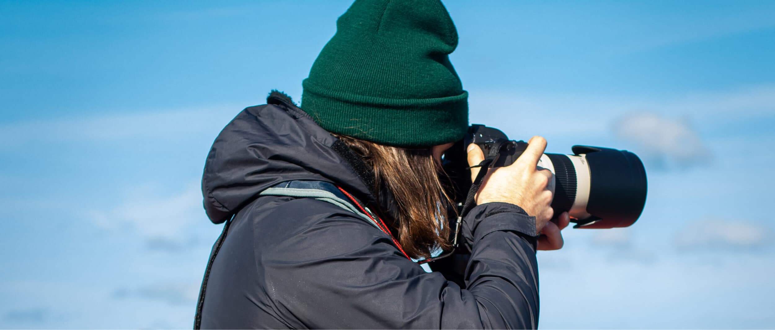 Woman taking a photo