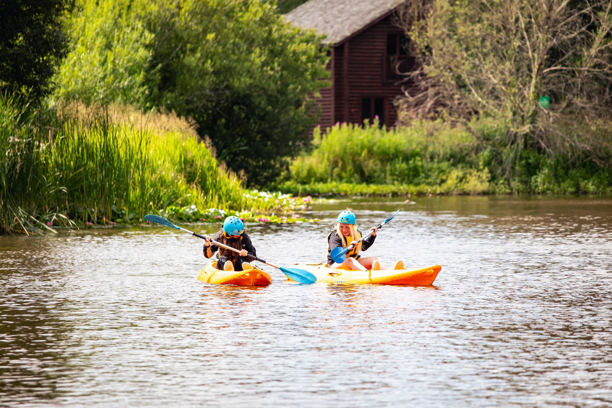 Make a splash this summer kayaking and paddleboarding at our private lake! 🛶

Remember, falling in happens and is perfectly ok, but you might hear some curious quacks from the local ducks! 🦆

#MyBluestoneBreak #FreeRangeFun #Pembrokeshire