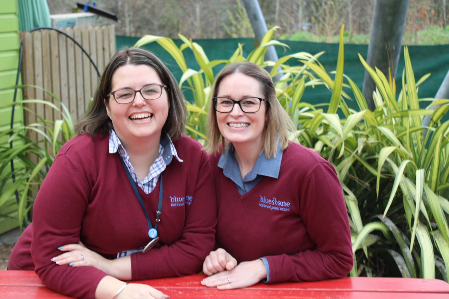 Two happy Finance Team