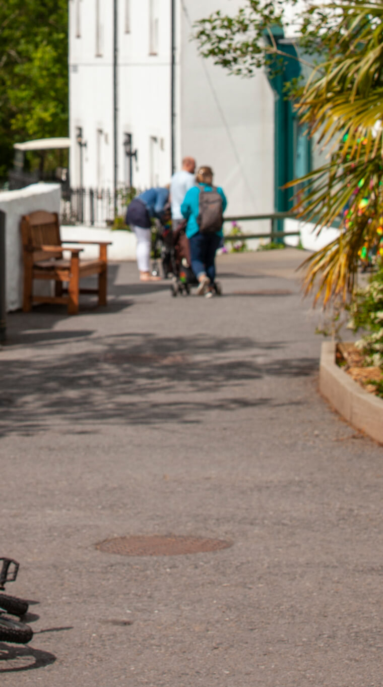 people walking