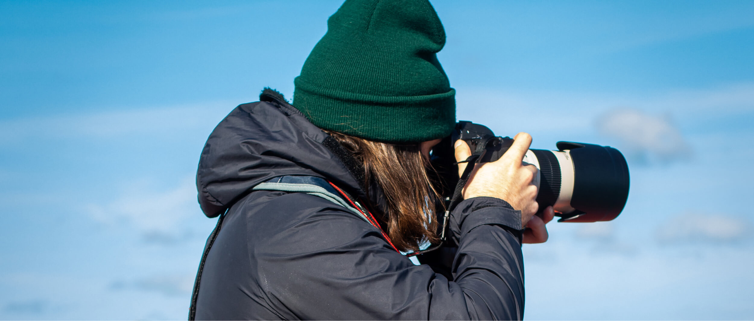 Woman taking a photo